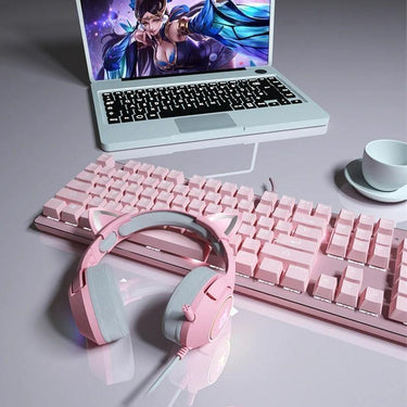 Cat Ears Noise Cancellation Gaming Headset Headphones & Headsets KittyNook
